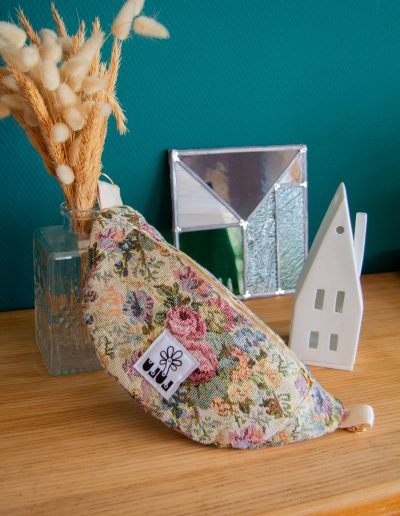 Sac banane basique tapisserie florale