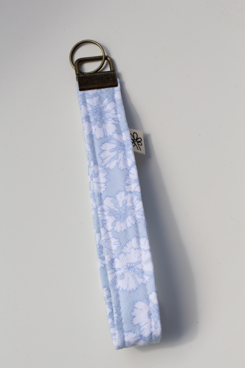 Porte-clés bleu pastel