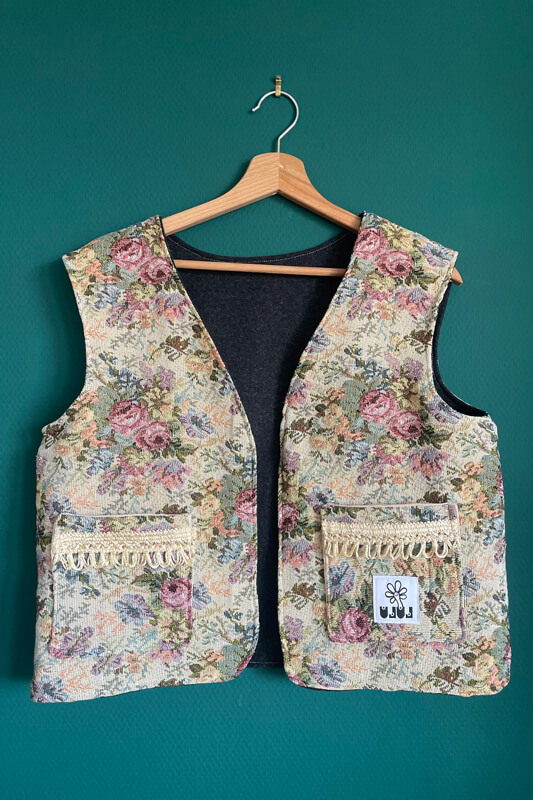 Le gilet tapisserie