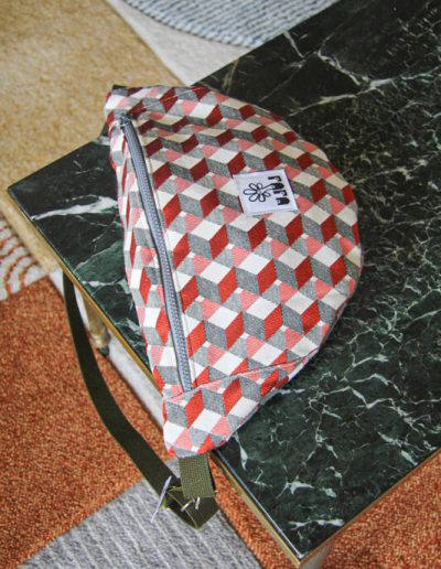 Grand sac banane cube