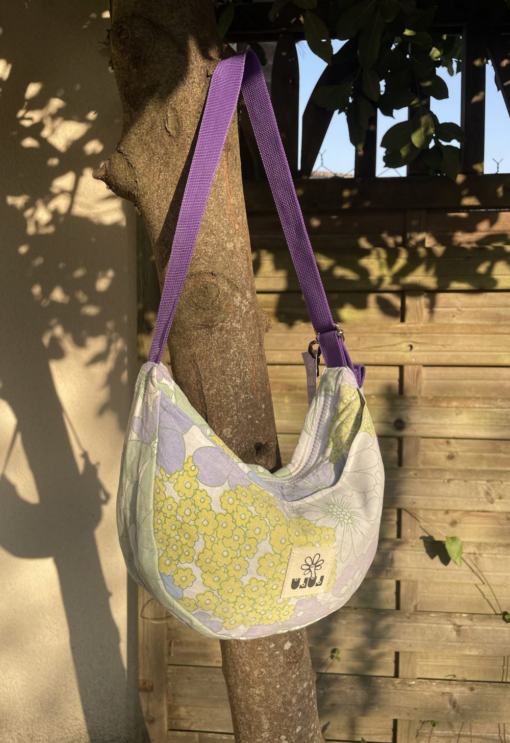 Sac croissant floral