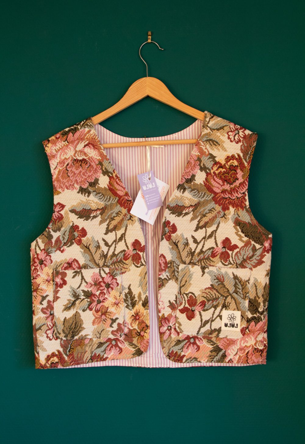 Gilet tapisserie