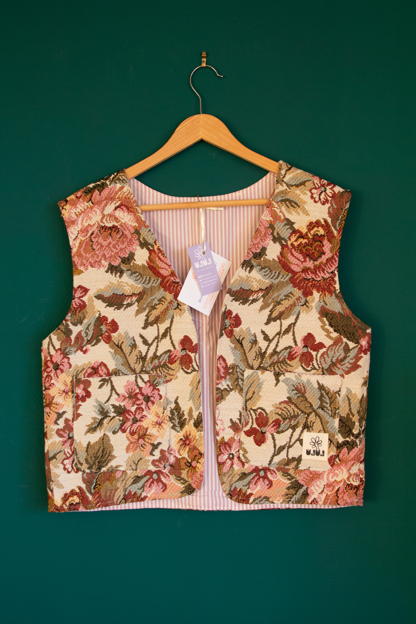 Gilet tapisserie