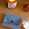 Pied de poule bleu