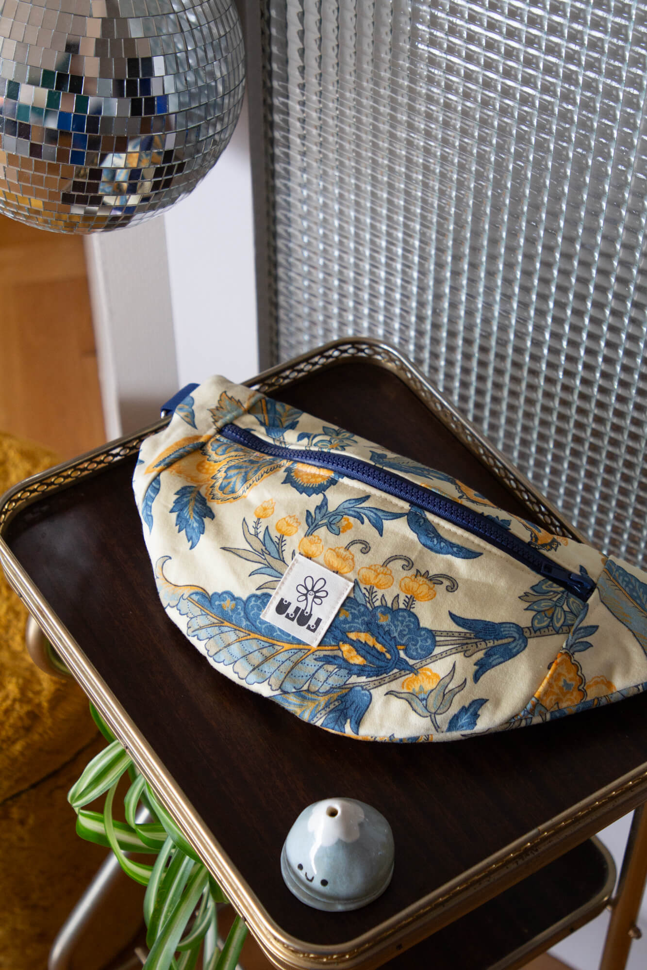 Sac banane basique tartan rouge