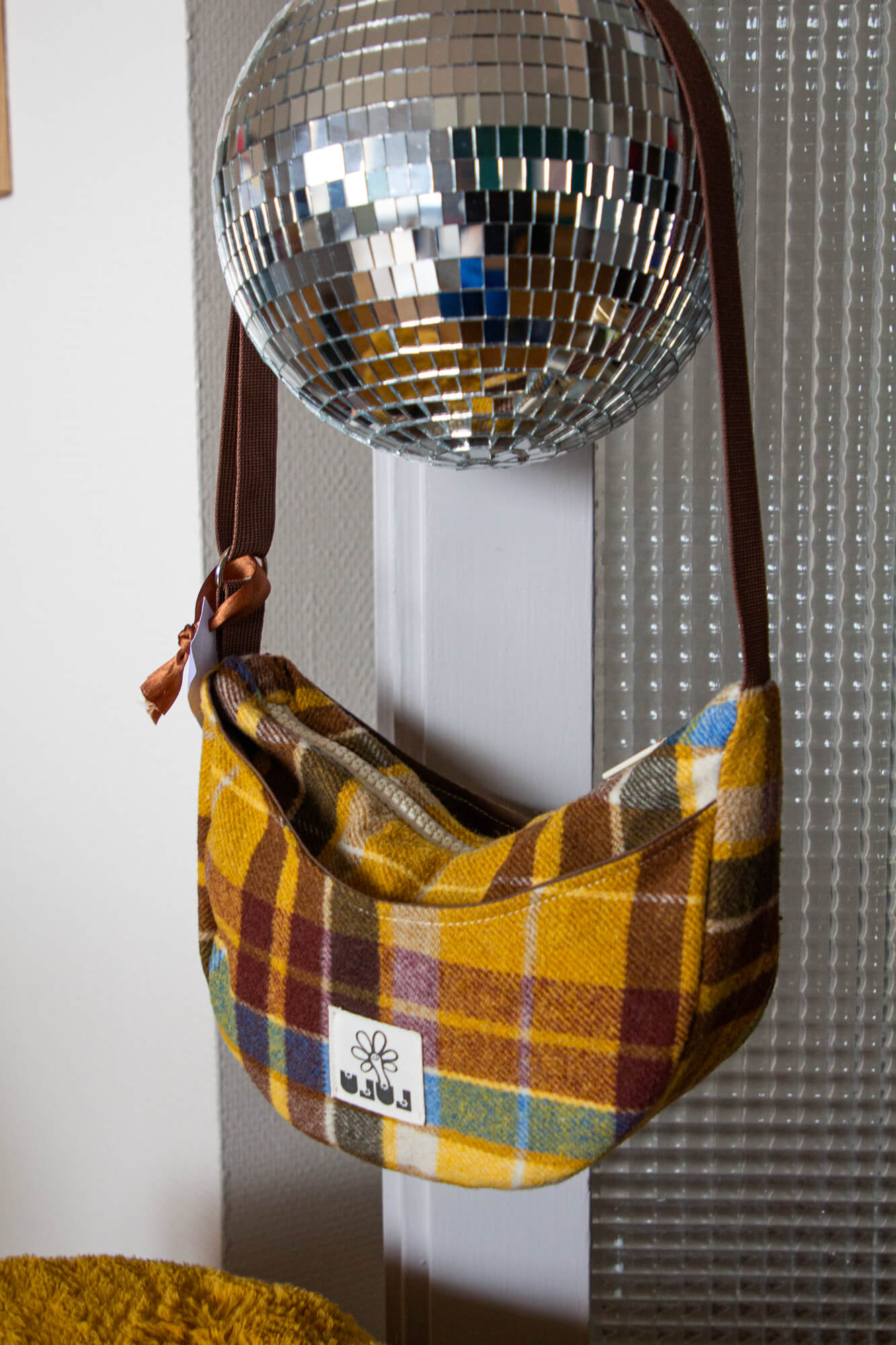 Sac croissant tapisserie