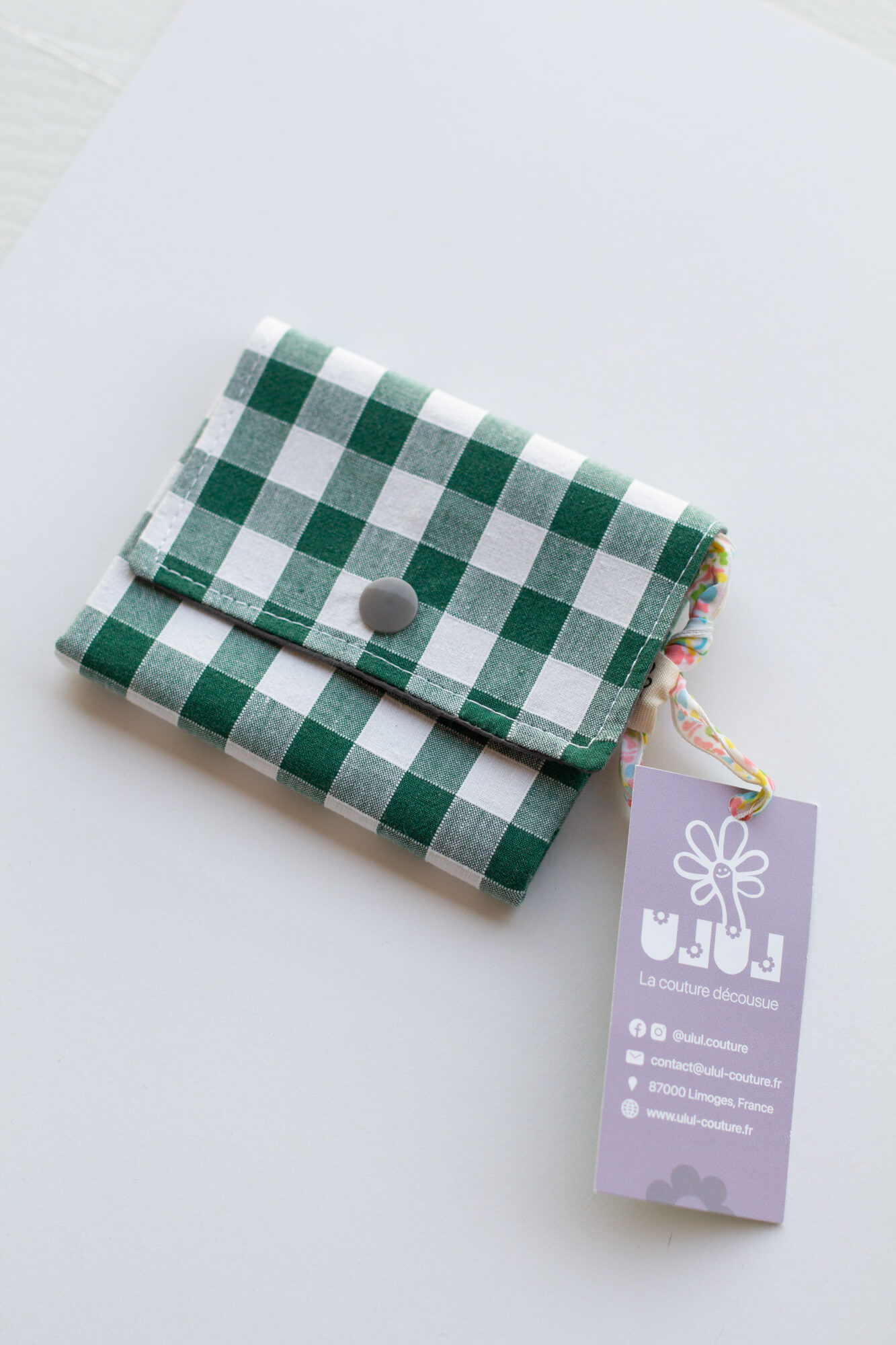 Sac banane basique tartan rouge