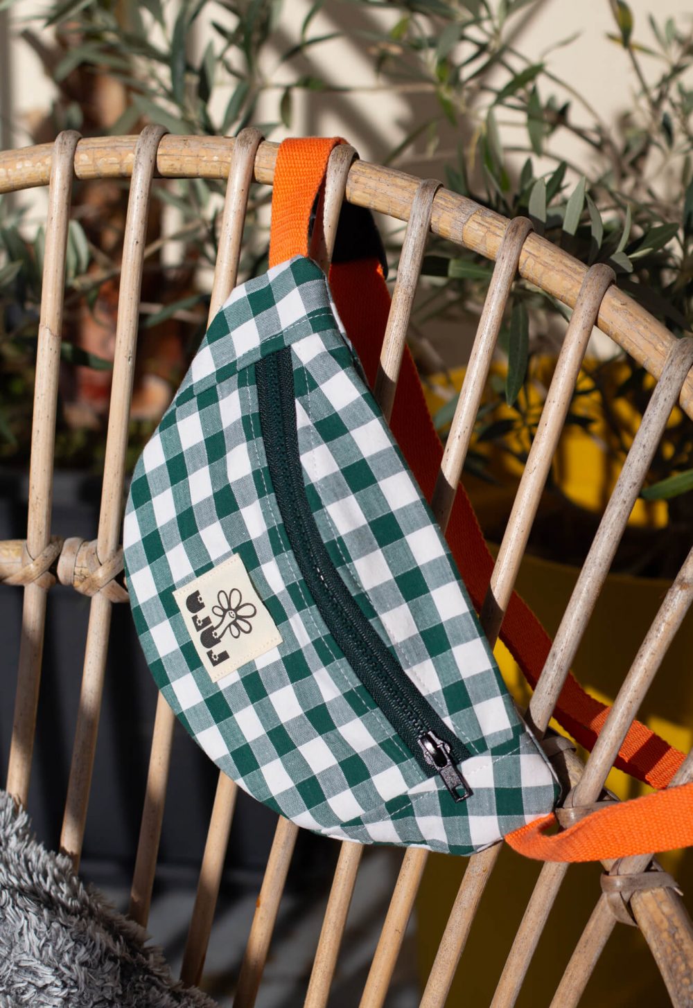 La baby banane vichy verte