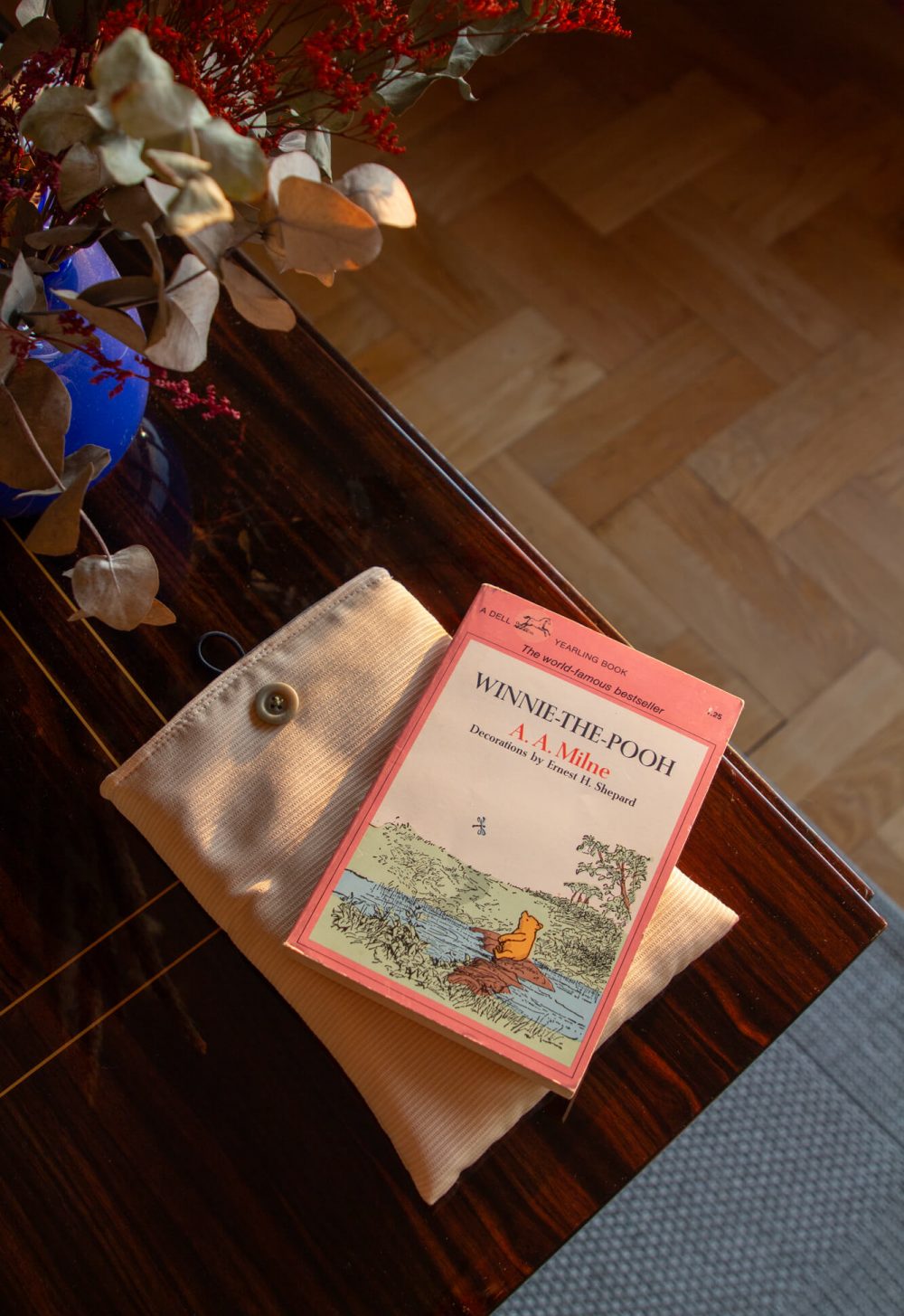 Pochette à livre saumon