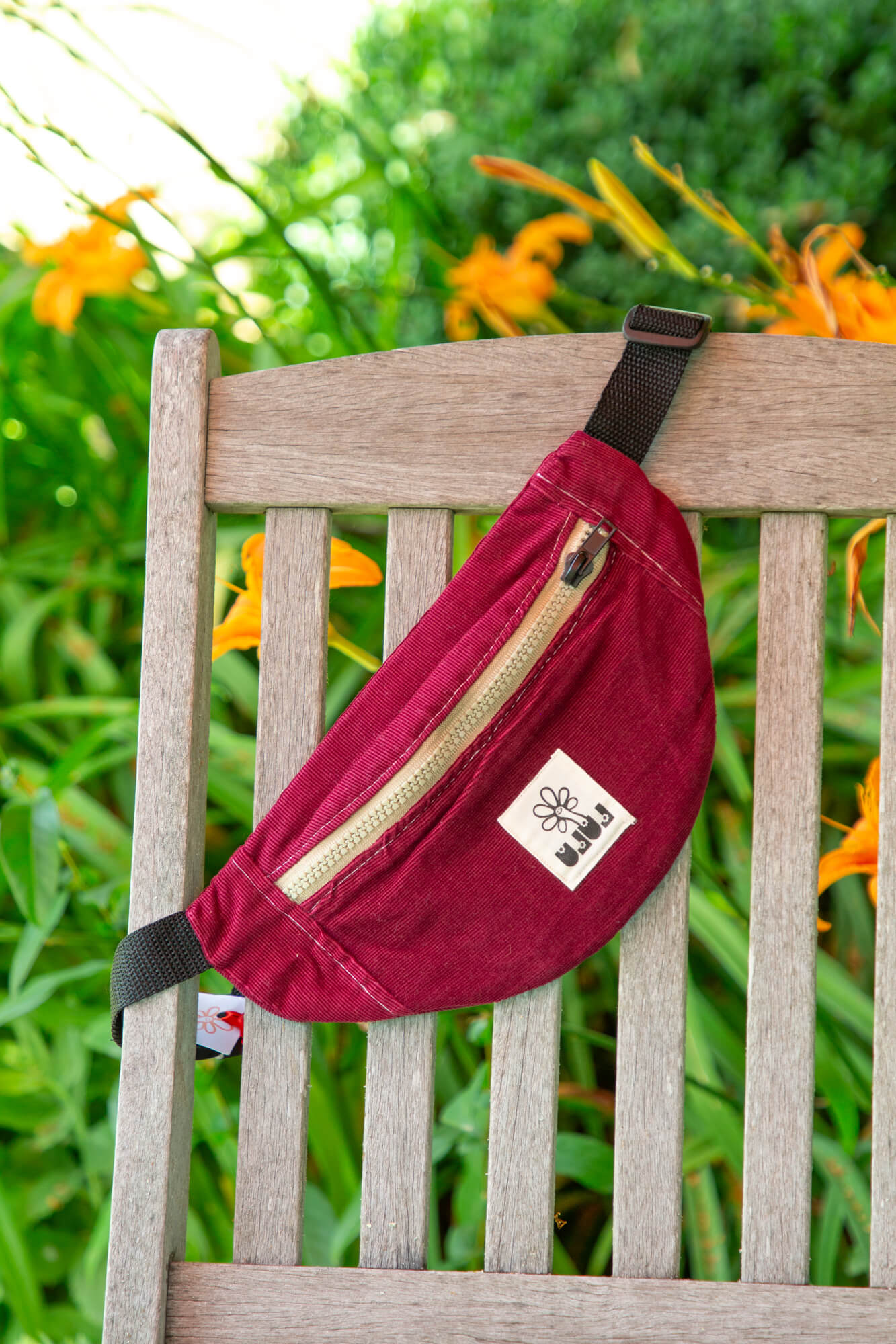 La baby banane velours bordeaux – Image 3