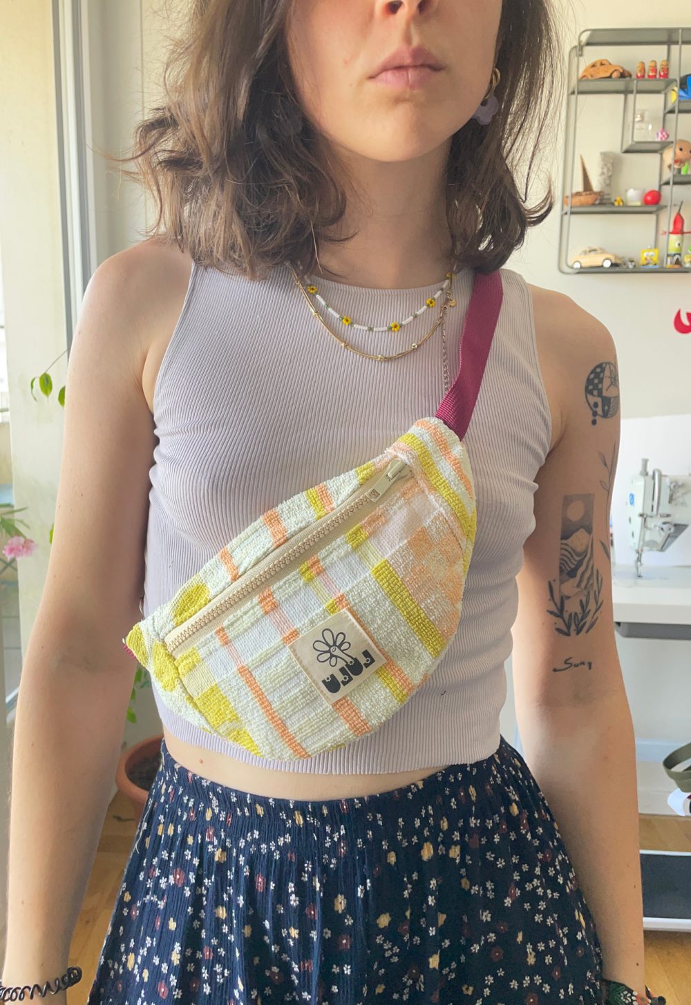 La baby banane retour de plage jaune