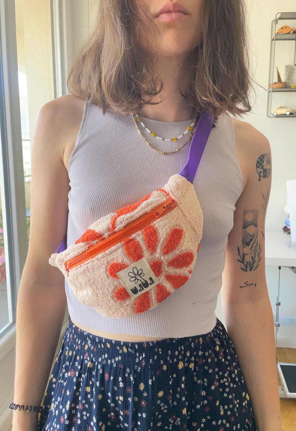 La baby banane retour de plage orange