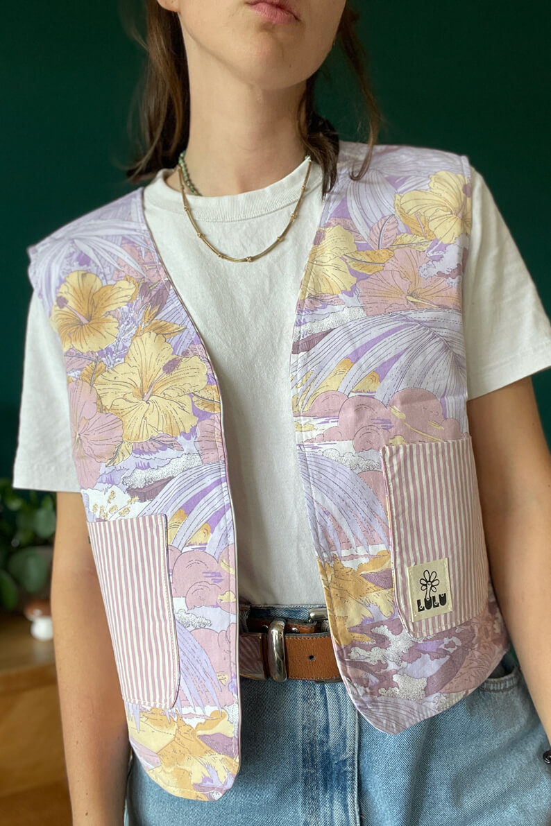 Gilet sans manches hawaii