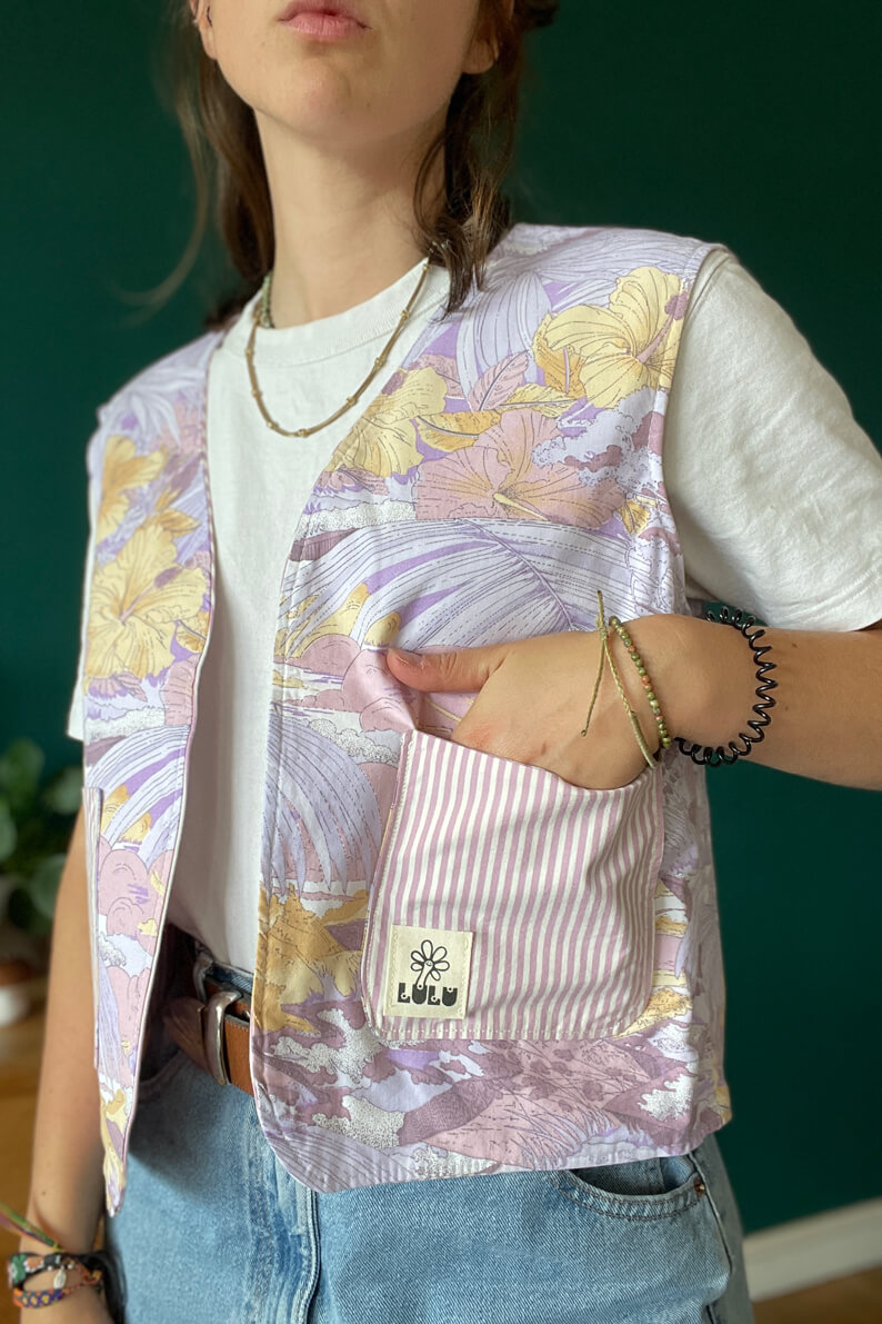 Gilet sans manches hawaii – Image 2