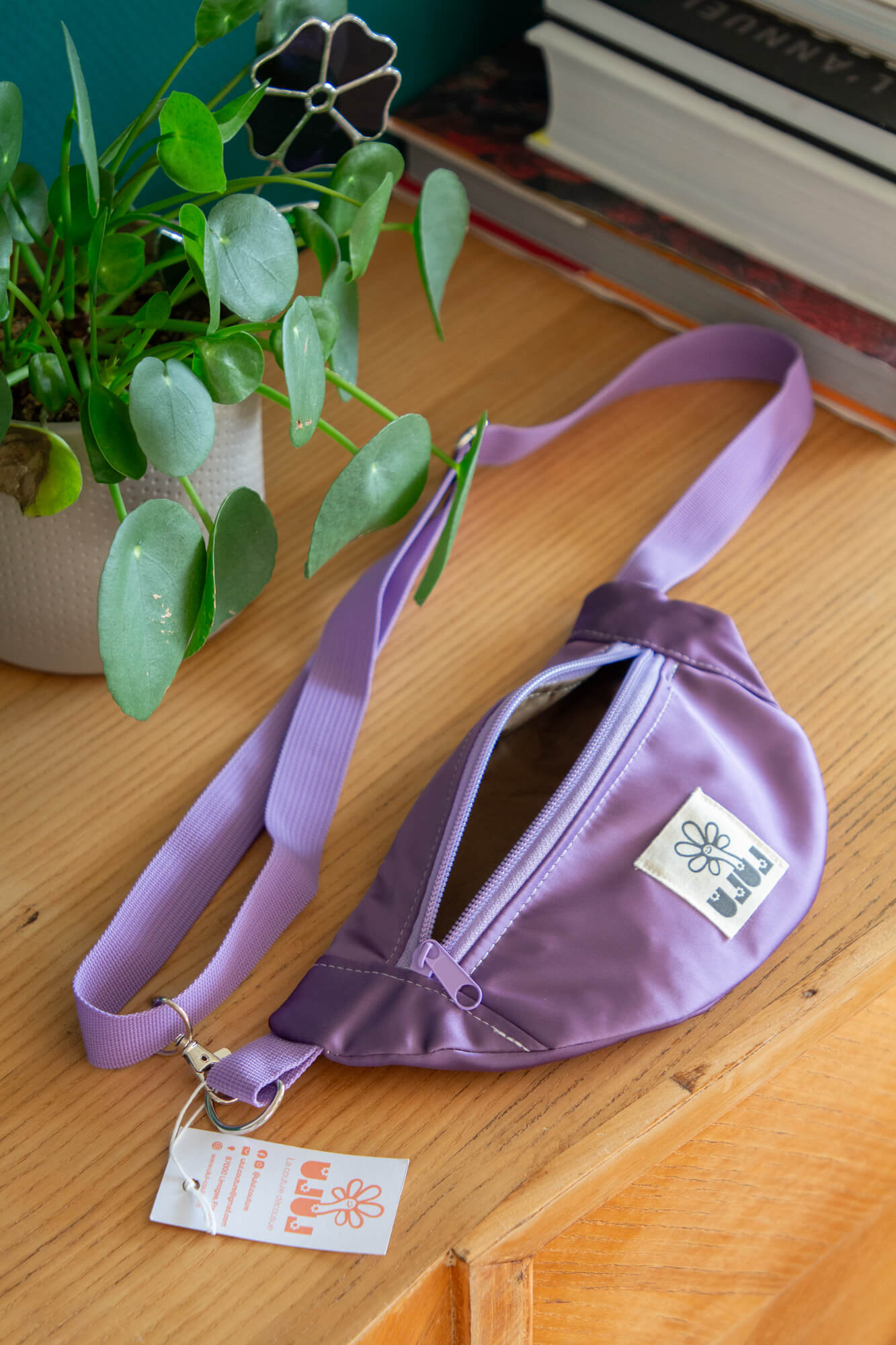 La baby banane satin violet – Image 2