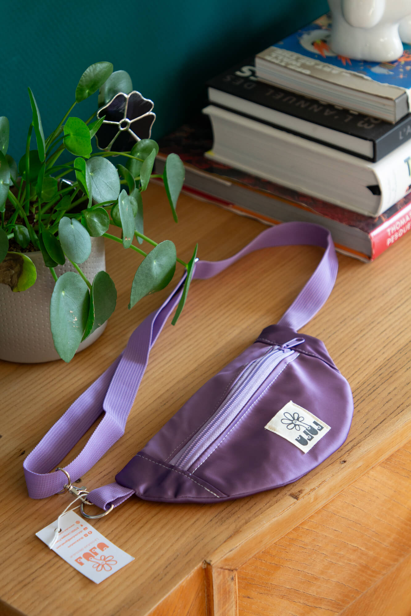 La baby banane satin violet – Image 4